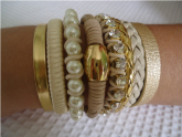 Kit Pulseira Marfim